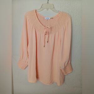 Calvin Klein Peach Women's Top